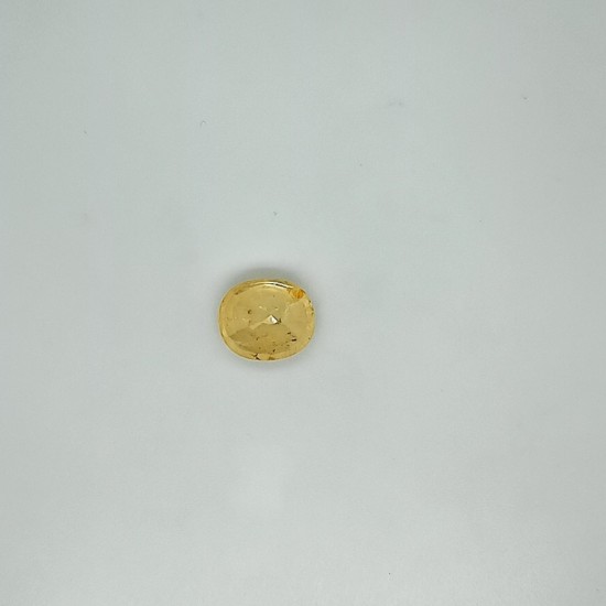 Yellow Sapphire (Pukhraj) 8.13 Ct Lab Tested Yellow Sapphire (Pukhraj) 8.13 Ct Lab Tested